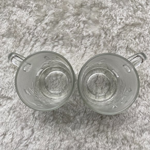 2 Livia Pasari Crystal Clear Mugs Embossed Roses - Picture 4 of 11